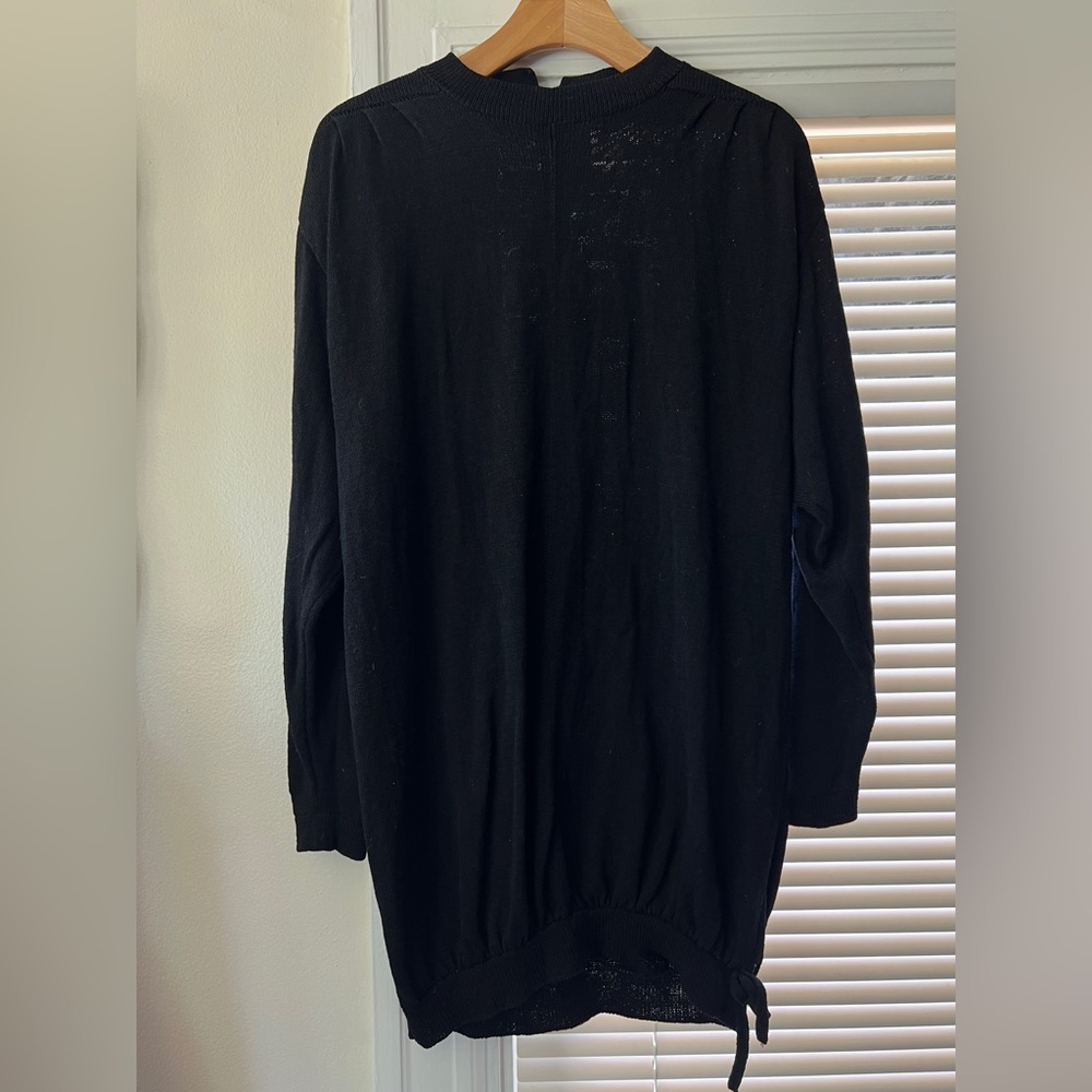 Vintage St John knit mini shirt dress